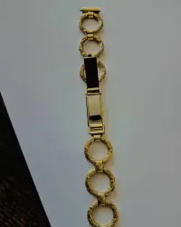 Bransoleta vintage Amerikaner retro pozlacana — ujęcie 4