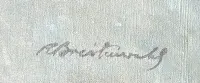 Breitenwald Roman, Powrót z polowania, olej na płótnie 60x80 — ujęcie 5