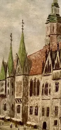 Breslau Wrocław obraz olejny — ujęcie 2