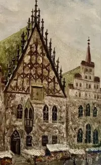 Breslau Wrocław obraz olejny — ujęcie 3