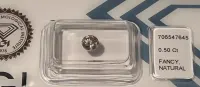 Brylant Naturalny O Barwie Naturalnej Fantazyjnej - 0.50CT — ujęcie 5
