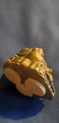 Budda szczęśliwy pieniężny posążek rzezba brąz — ujęcie 5