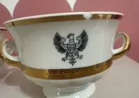 Bulionówki Chodzież – zastawa rządowa 1959 + gratis talerz Ćmielów — ujęcie 3