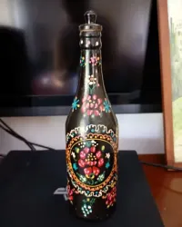 Butelka drewniana ozdobna — ujęcie 3