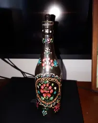Butelka drewniana ozdobna — ujęcie 2