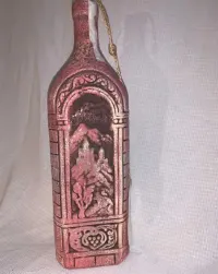 Ceramiczna butelka do ozdoby
do kolekcji — ujęcie 4