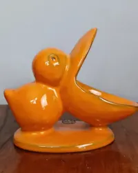 Ceramiczny pelikan Pan Keramik Lata 70 W. Germany Fat Lava Design Retr — ujęcie 4