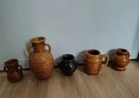 Ceramika PRL 5 wazoników — ujęcie 2
