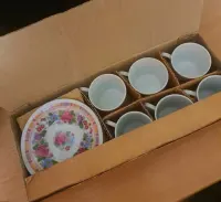Chińska porcelana PRL serwis kawowy — ujęcie 3