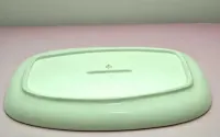 Chodzież duża patera Róże karbowana relief półmisek fason Karol PRL Lata 60. 70-te — ujęcie 3