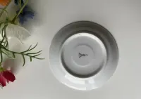 Chodzież Martinroda małe talerzyki spodki porcelanowe białe zielone — ujęcie 5