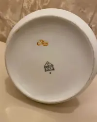 Ćmielów stary duży dzbanek  porcelanowy lata 60 te PRL — ujęcie 5
