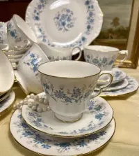 **Co ludzie powiedza? Hiacynta Vintage Filiżanka Porcelana Angielska — ujęcie 4