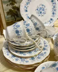 **Co ludzie powiedza? Hiacynta Vintage Filiżanka Porcelana Angielska — ujęcie 5