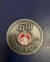 Coin 35 lat Zandarmerii Wojskowej — ujęcie 2