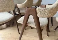 Compass Dining Chairs - Kai Kristiansen dla Sva Møbler, Dania, lata 60. - krzesła vintage, komplet 6 szt — ujęcie 3