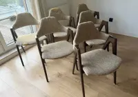 Compass Dining Chairs - Kai Kristiansen dla Sva Møbler, Dania, lata 60. - krzesła vintage, komplet 6 szt — ujęcie 4