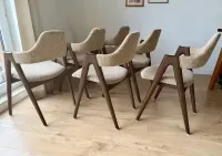 Compass Dining Chairs - Kai Kristiansen dla Sva Møbler, Dania, lata 60. - krzesła vintage, komplet 6 szt — ujęcie 5