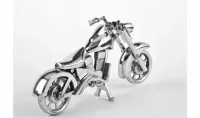 Cruiser stylowy model klasycznego motocykla retro wykonany z metalu — ujęcie 3