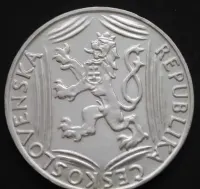 Czechosłowacja 100 koron 1948 - srebro — ujęcie 2