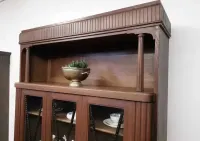 Dębowa biblioteczka witryna  antyk 488/2024 — ujęcie 4
