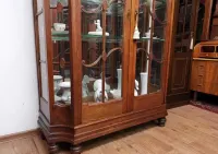 Dębowa biblioteczka witryna  antyk 657/2024 — ujęcie 5