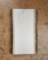 Deska lipowa z korą 30x12,5x2,5cm rzeźba, ikony, decoupage — ujęcie 4