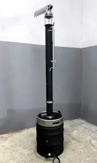 Destylator Aabratek OVM   fi 76mm   3xSMS/Tri-Clamp  Super Jakość 2l/h — ujęcie 3