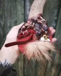Diabeł Krampus zawieszka Goth Goblincore Witchy — ujęcie 5