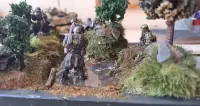 Diorama 2wś, SS na patrolu, skala 1/35. 20/15cm — ujęcie 2