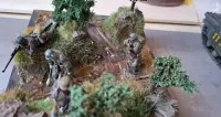 Diorama 2wś, SS na patrolu, skala 1/35. 20/15cm — ujęcie 3