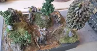 Diorama 2wś, SS na patrolu, skala 1/35. 20/15cm — ujęcie 5