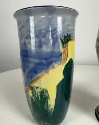 Duńskie wazony ceramiczne – Vensø Danmark + ceramika studyjna, lata 60./70. — ujęcie 4