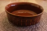 Duża ceramiczna misa Pruszków PRL — ujęcie 2