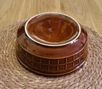 Duża ceramiczna misa Pruszków PRL — ujęcie 3