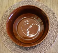Duża ceramiczna misa Pruszków PRL — ujęcie 4