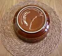 Duża ceramiczna misa Pruszków PRL — ujęcie 5