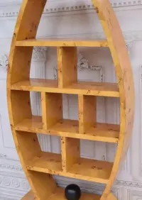 Duża Komoda Regał Art Deco - Szafka - Pomocnik - Biblioteka Francja — ujęcie 2