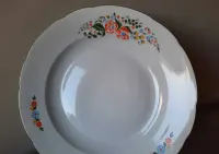 Duży biały porcelanowy półmisek do serwowania Ćmielów, 32 cm — ujęcie 5