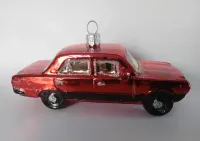 DUŻY FIAT 125p bombka szklana! Czerwony — ujęcie 4