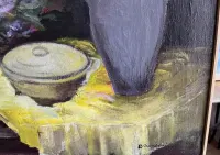 Duży Obraz, martwa matura z hortensjami, kwiaty — ujęcie 5