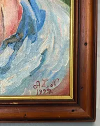 Dwa obrazy olejne inspirowane Renoirem Vintage — ujęcie 2