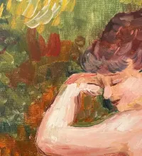 Dwa obrazy olejne inspirowane Renoirem Vintage — ujęcie 3