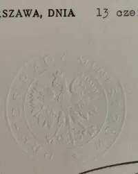 Dyplom Brązowy Krzyż Zasługi 13.06.1939 rok Sławoj Składkowski IIRP -b — ujęcie 5