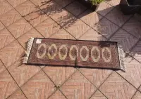 Dywan wełniany ręcznie tkany Buchara 128cmx43cm vintage — ujęcie 5