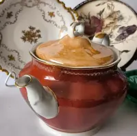 Dzbanek do herbaty kawy Karolina J. Grzegorzewska piękna  porcelana — ujęcie 2
