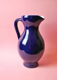 Dzbanek kobalt wazon folk vintage retro — ujęcie 4