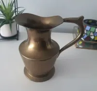 Dzbanek wazon mosiężny Lata 60-te Maroko retro vintage — ujęcie 2