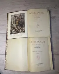 Dzieje Polski tom 1 i 2 Julian Baczyński 1910r wydanie III zabytkowe — ujęcie 3