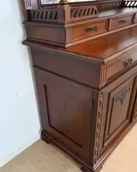 eklektyczny kredens mahoniowy s050402 — ujęcie 3